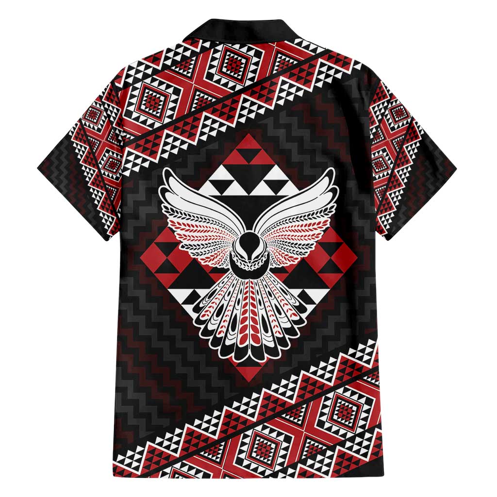 Taniko Aotearoa Family Matching Short Sleeve Bodycon Dress and Hawaiian Shirt Poutama Mix Piwakawaka - Ver02 LT7 - Polynesian Pride