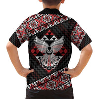 Taniko Aotearoa Family Matching Summer Maxi Dress and Hawaiian Shirt Poutama Mix Piwakawaka - Ver02 LT7 - Polynesian Pride