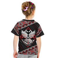 Taniko Aotearoa Kid T Shirt Poutama Mix Piwakawaka - Ver02