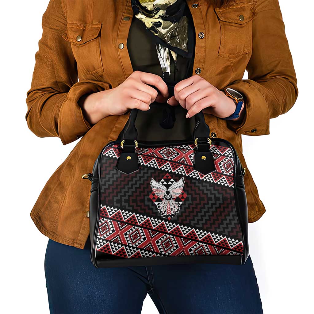 Taniko Aotearoa Shoulder Handbag Poutama Mix Piwakawaka - Ver02 LT7 - Polynesian Pride