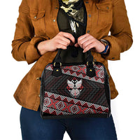 Taniko Aotearoa Shoulder Handbag Poutama Mix Piwakawaka - Ver02 LT7 - Polynesian Pride