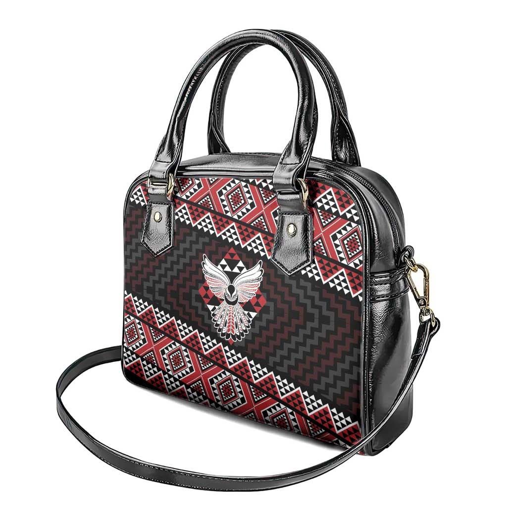 Taniko Aotearoa Shoulder Handbag Poutama Mix Piwakawaka - Ver02 LT7 - Polynesian Pride