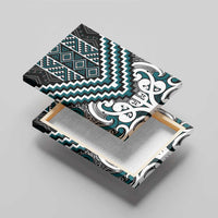 Maori Tukutuku Taniko Motifs Canvas Wall Art Teal Poutama Mix Kowhaiwhai LT7 - Polynesian Pride