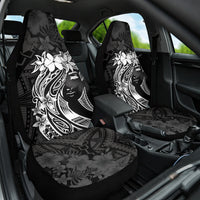 Polynesian Women's Day Car Seat Cover Plumeria Passion - Black LT7 One Size Black - Polynesian Pride