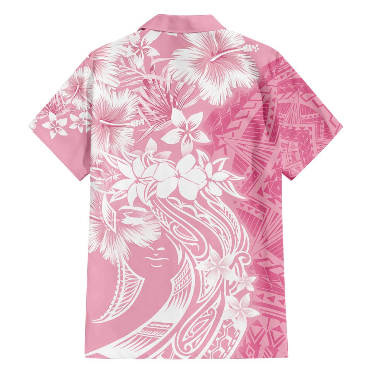 Polynesian Women's Day Hawaiian Shirt Plumeria Passion - Pink LT7 - Polynesian Pride