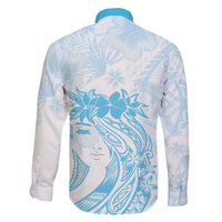 Polynesian Women's Day Family Matching Short Sleeve Bodycon Dress and Hawaiian Shirt Plumeria Passion - Turquoise LT7 - Polynesian Pride