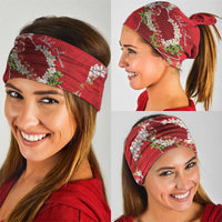 Hawaii Island Flowers Lei Neck Gaiter Ohia Lehua Scarlet Red