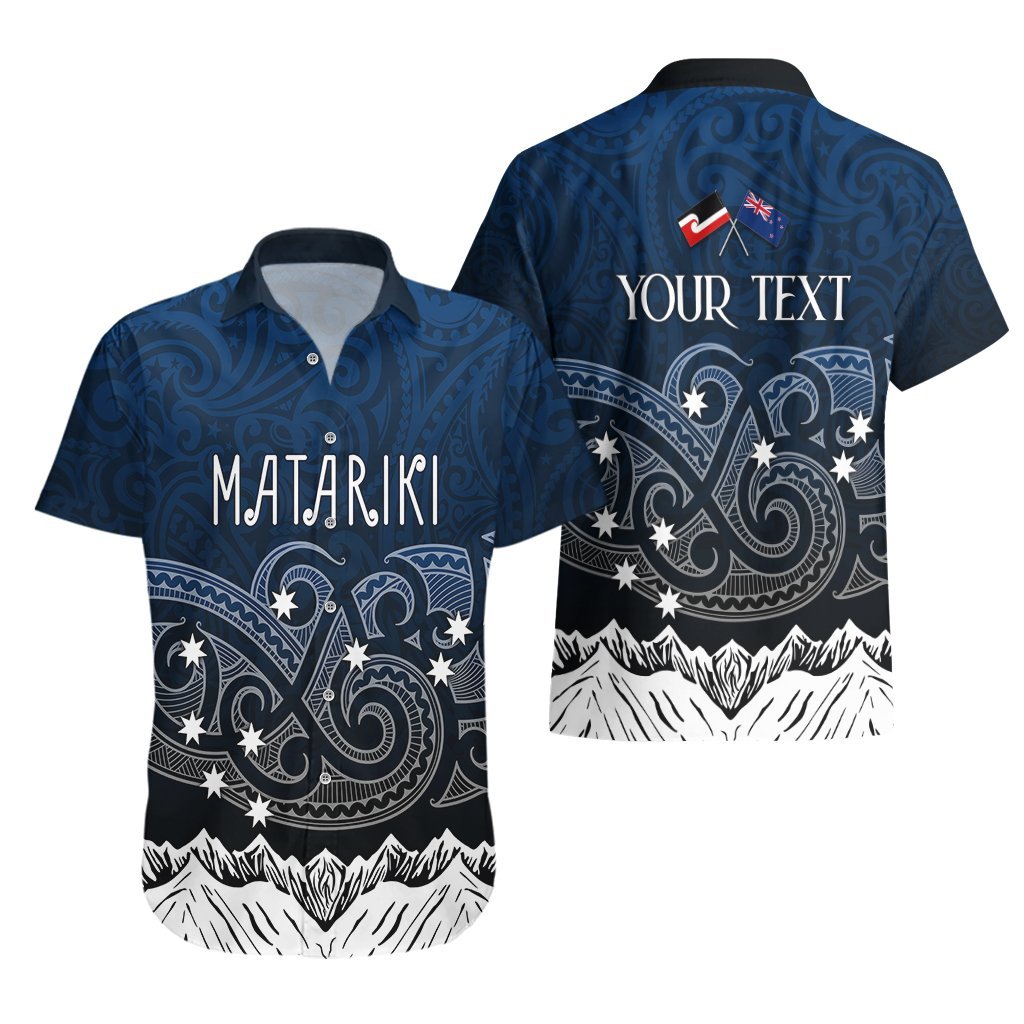 Personalised New Zealand Hawaiian Shirt Matariki Maori Patterns - Gradient LT7 - Polynesian Pride
