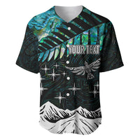 Personalised Maori New Year Baseball Jersey Matariki Mix Paua Shell LT7 Art - Polynesian Pride