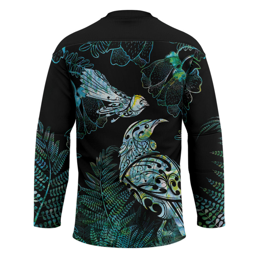 Aotearoa Maori Mahuru Hockey Jersey Spring Time - Paua Shell Green LT7 - Polynesian Pride