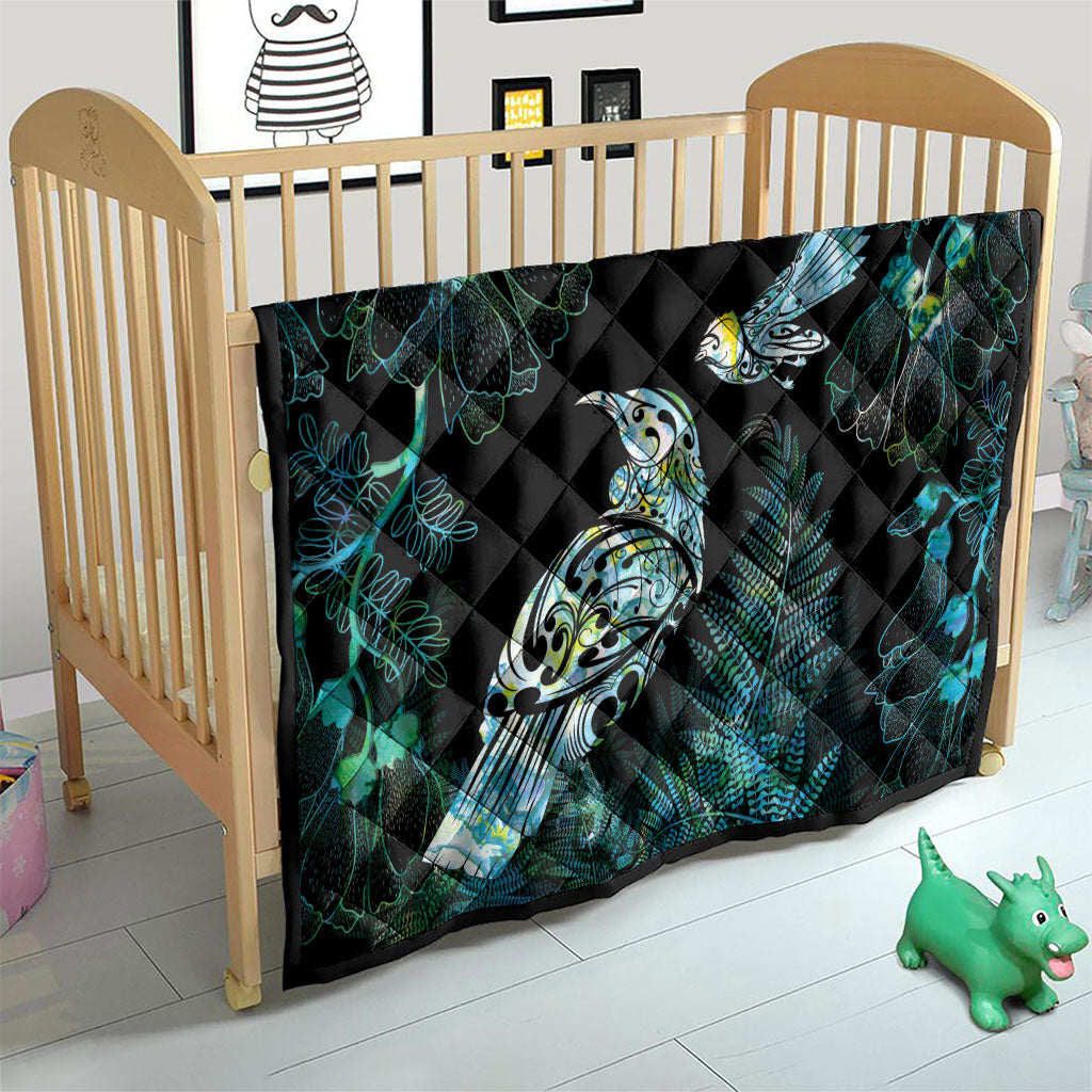 Aotearoa Maori Mahuru Quilt Spring Time - Paua Shell Green LT7 - Polynesian Pride