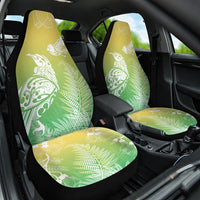 Aotearoa Maori Mahuru Tui With Pikawakawa Car Seat Cover Spring Time LT7 One Size Green - Polynesian Pride