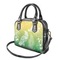 Aotearoa Maori Mahuru Tui With Pikawakawa Shoulder Handbag Spring Time LT7 - Polynesian Pride