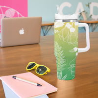 Aotearoa Maori Mahuru Tui With Pikawakawa Tumbler With Handle Spring Time LT7 - Polynesian Pride