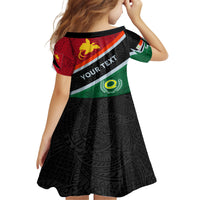 Personalised Penama and Papua New Guinea Day Family Matching Off Shoulder Short Dress and Hawaiian Shirt Emblem Mix Style LT7 - Polynesian Pride