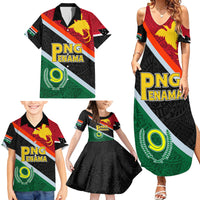 Personalised Penama and Papua New Guinea Day Family Matching Summer Maxi Dress and Hawaiian Shirt Emblem Mix Style LT7 - Polynesian Pride