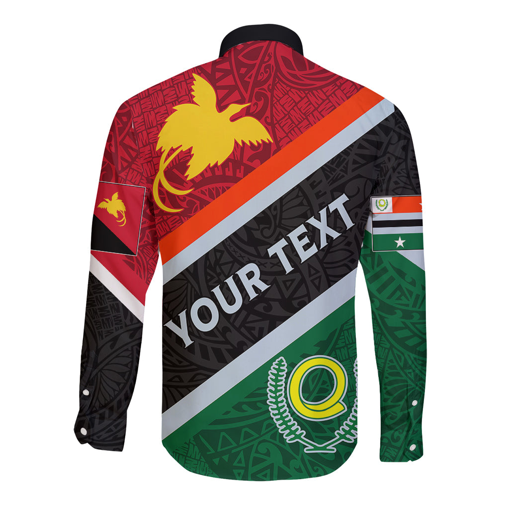 personalised-penama-and-papua-new-guinea-day-long-sleeve-button-shirt-emblem-mix-style