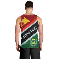 Personalised Penama and Papua New Guinea Day Men Tank Top Emblem Mix Style LT7 - Polynesian Pride