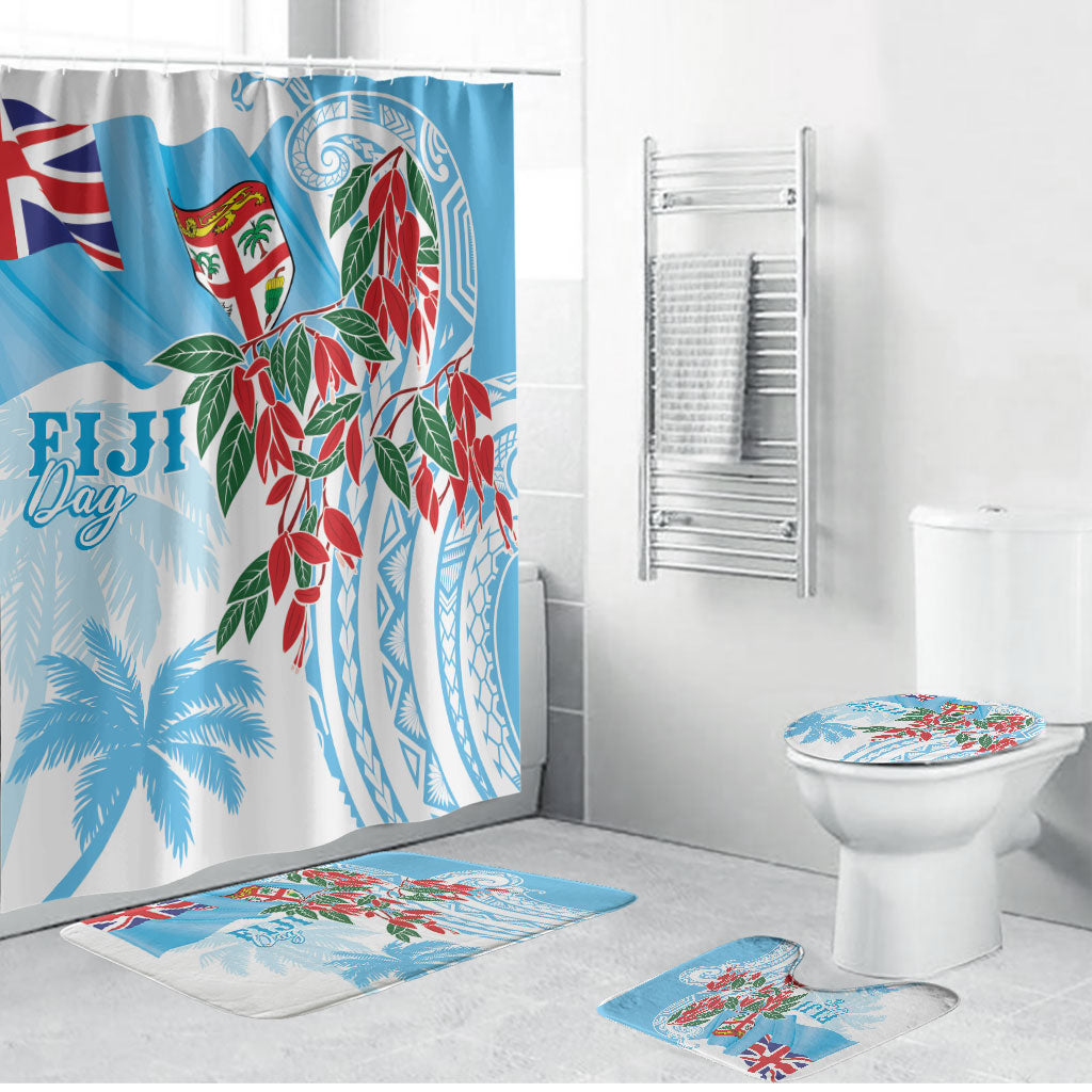 Bula Fiji Day Tagimaucia Palms Bathroom Set Toso Mai Viti