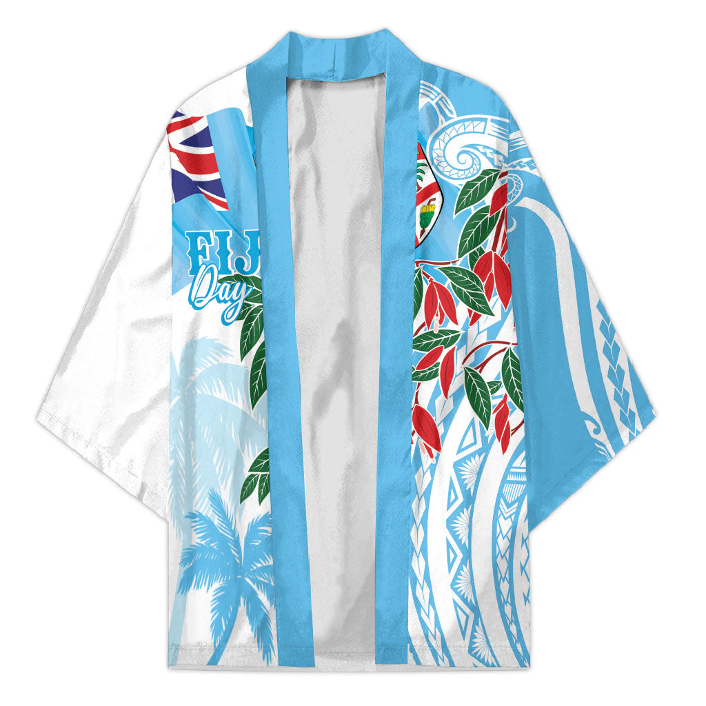 Bula Fiji Day Tagimaucia Palms Kimono Toso Mai Viti