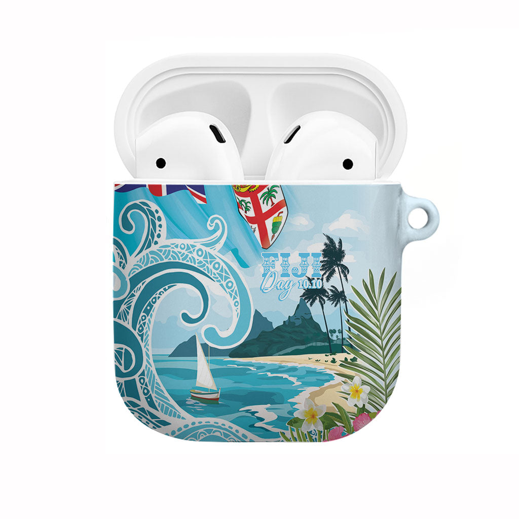 Bula Fiji Seascape AirPods Case Fiji Day - Islands Heritage LT7 Multicolor - Polynesian Pride