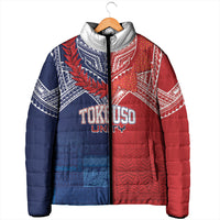 TokoUso Tonga Samoa Brothers Forever Custom Padded Jacket Ulafala and Heilala Unity LT7 - Polynesian Pride