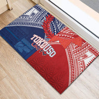 TokoUso Tonga Samoa Brothers Forever Rubber Doormat Ulafala and Heilala Unity LT7 - Polynesian Pride