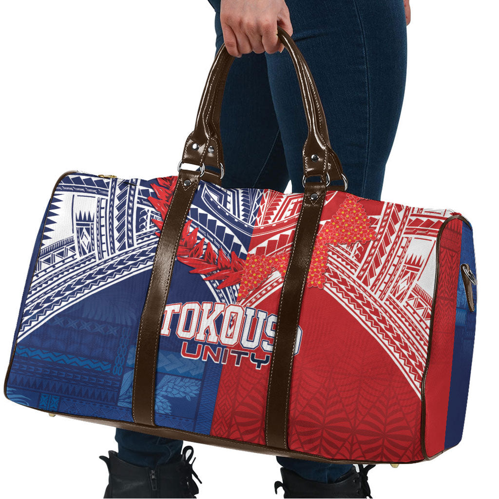 TokoUso Tonga Samoa Brothers Forever Travel Bag Ulafala and Heilala Unity LT7 - Polynesian Pride