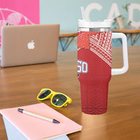 TokoUso Tonga Samoa Brothers Forever Tumbler With Handle Ulafala and Heilala Unity LT7 - Polynesian Pride