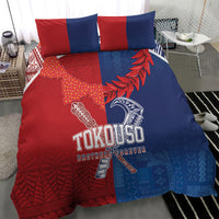 TokoUso Tonga and Samoa Bedding Set Warriors War Clubs