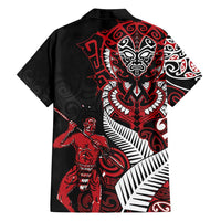 Aotearoa Toitu Te Tiriti Family Matching Summer Maxi Dress and Hawaiian Shirt Whakairo Wheku LT7 - Polynesian Pride