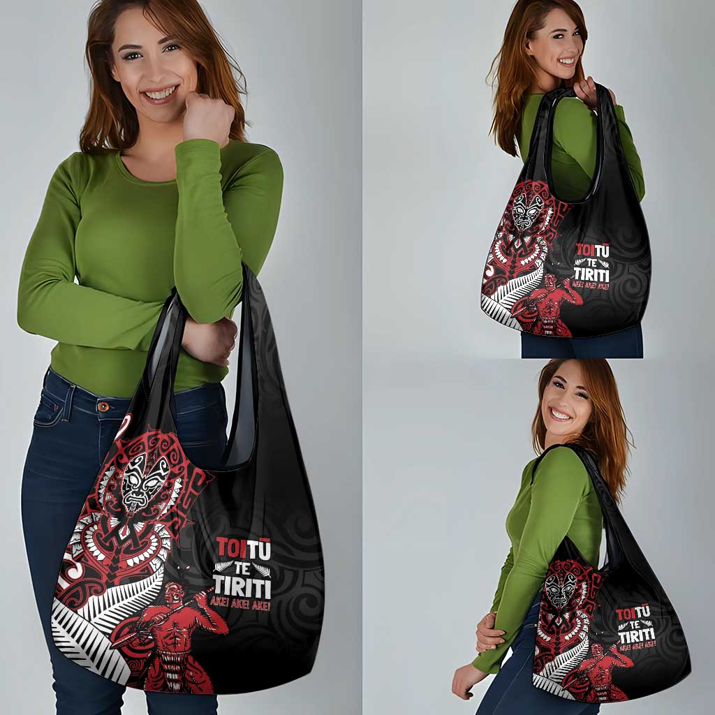 Aotearoa Toitu Te Tiriti Grocery Bag Whakairo Wheku