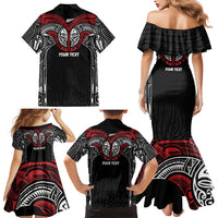 Aotearoa Maori Personalized Family Matching Mermaid Dress and Hawaiian Shirt Toitu Te Tiriti Ake! Ake! Ake! LT7 - Polynesian Pride
