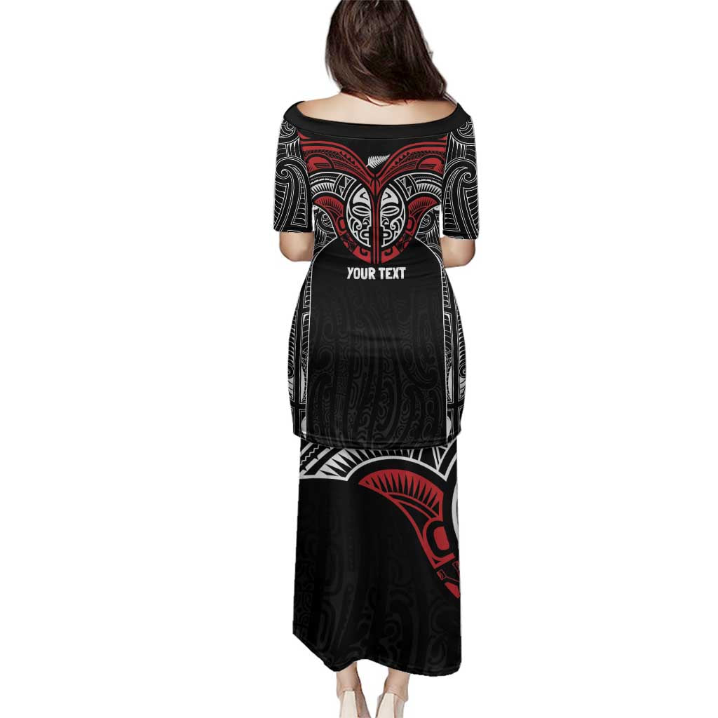 Aotearoa Maori Personalized Family Matching Puletasi and Hawaiian Shirt Toitu Te Tiriti Ake! Ake! Ake! LT7 - Polynesian Pride