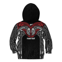 Aotearoa Maori Personalized Kid Hoodie Toitu Te Tiriti Ake! Ake! Ake!
