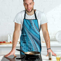 Pasifika Women's Day - Samoa Siapo Malu Tattoo Inspired Apron Turquoise