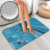 Pasifika Women's Day - Samoa Siapo Malu Tattoo Inspired Bathroom Set Turquoise
