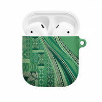 Pasifika Women's Day - Samoa Siapo Malu Tattoo Inspired AirPods Case Jade LT7 Jade - Polynesian Pride