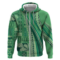 Pasifika Women's Day - Samoa Siapo Malu Tattoo Inspired Hoodie Jade