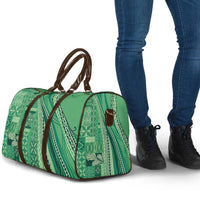 Pasifika Women's Day - Samoa Siapo Malu Tattoo Inspired Travel Bag Jade