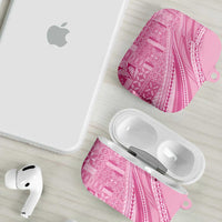 Pasifika Women's Day - Samoa Siapo Malu Tattoo Inspired AirPods Case Pink