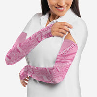 Pasifika Women's Day - Samoa Siapo Malu Tattoo Inspired Arm Sleeves Pink