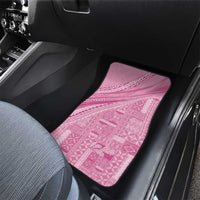 Pasifika Women's Day - Samoa Siapo Malu Tattoo Inspired Car Mats Pink