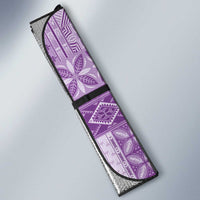 Pasifika Women's Day - Samoa Siapo Malu Tattoo Inspired Auto Sun Shade Lavender