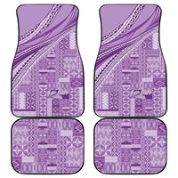Pasifika Women's Day - Samoa Siapo Malu Tattoo Inspired Car Mats Lavender