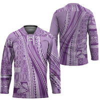 Pasifika Women's Day - Samoa Siapo Malu Tattoo Inspired Hockey Jersey Lavender