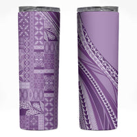 Pasifika Women's Day - Samoa Siapo Malu Tattoo Inspired Skinny Tumbler Lavender