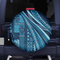 Pasifika Women's Day - Samoa Siapo Malu Tattoo Inspired Spare Tire Cover Navy Blue LT7 No hole Navy Blue - Polynesian Pride