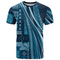 Pasifika Women's Day - Samoa Siapo Malu Tattoo Inspired T Shirt Navy Blue LT7 Navy Blue - Polynesian Pride