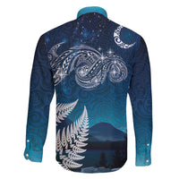 New Zealand Matariki Family Matching Short Sleeve Bodycon Dress and Hawaiian Shirt Starry Night Style LT7 - Polynesian Pride
